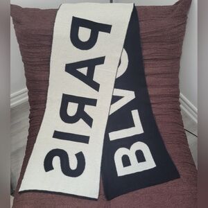 'Blvck x Whte' Paris Wool Scarf,